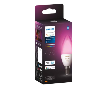 Inteligentne oświetlenie Philips Hue White and color ambiance Smart Żarówka E14